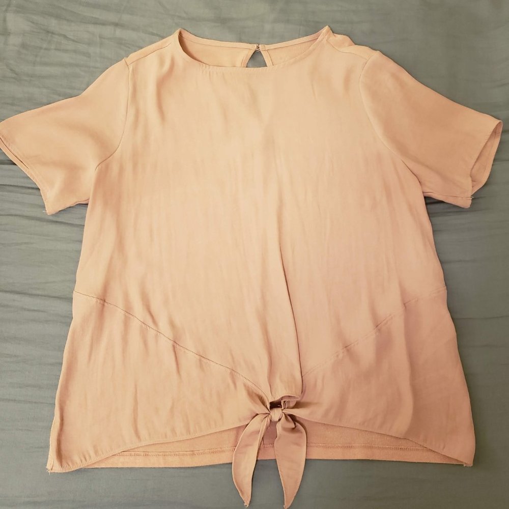 A New Day short sleeve pale pink top